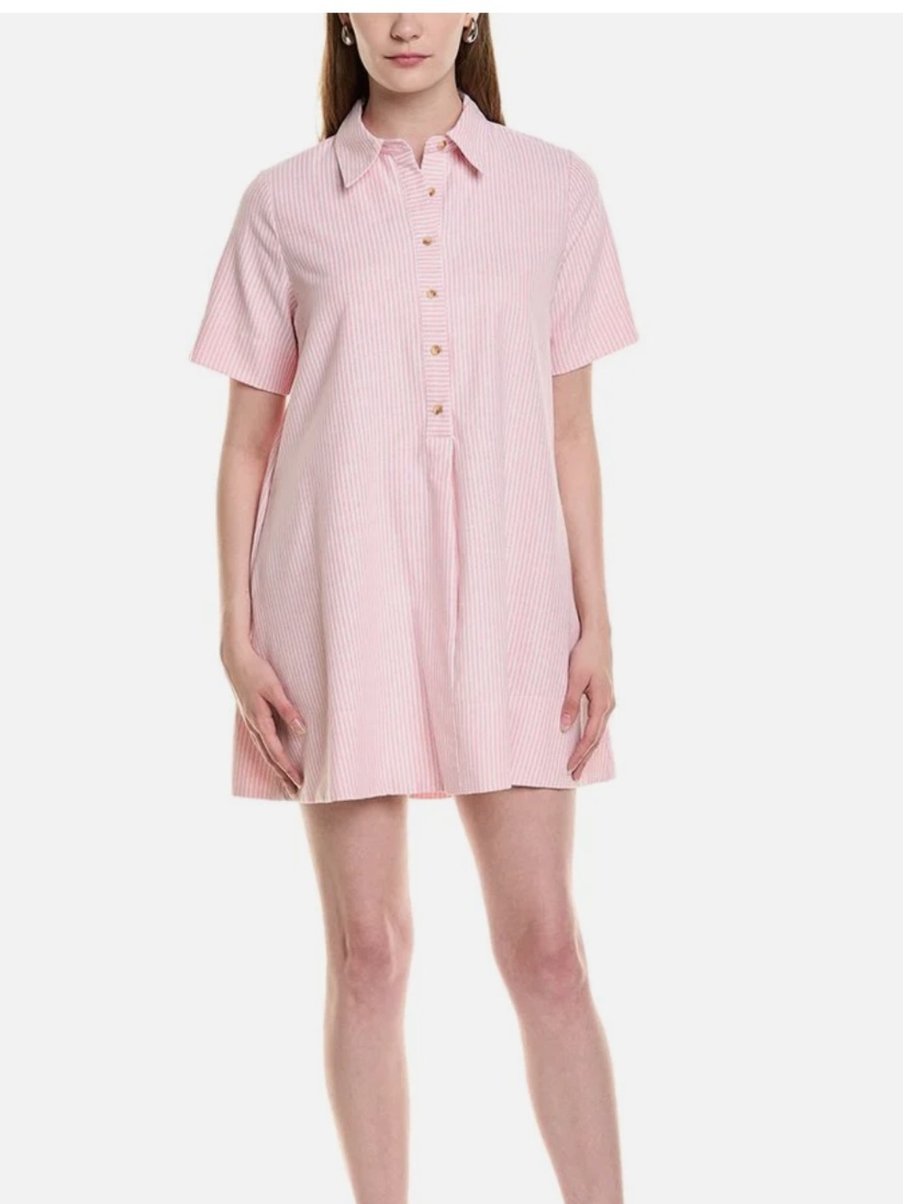 Fate A-line shirt dress